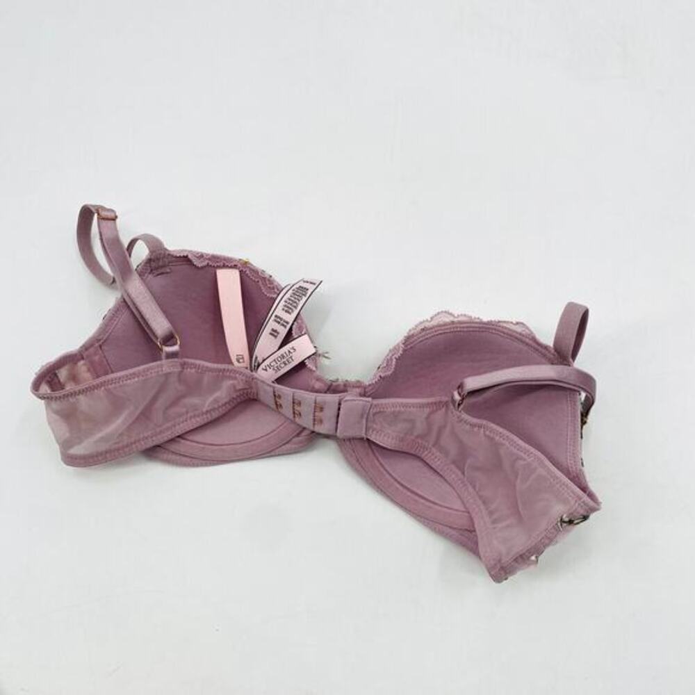 Victoria's‎ Secret Purple Floral Lace bra - Picture 3 of 4